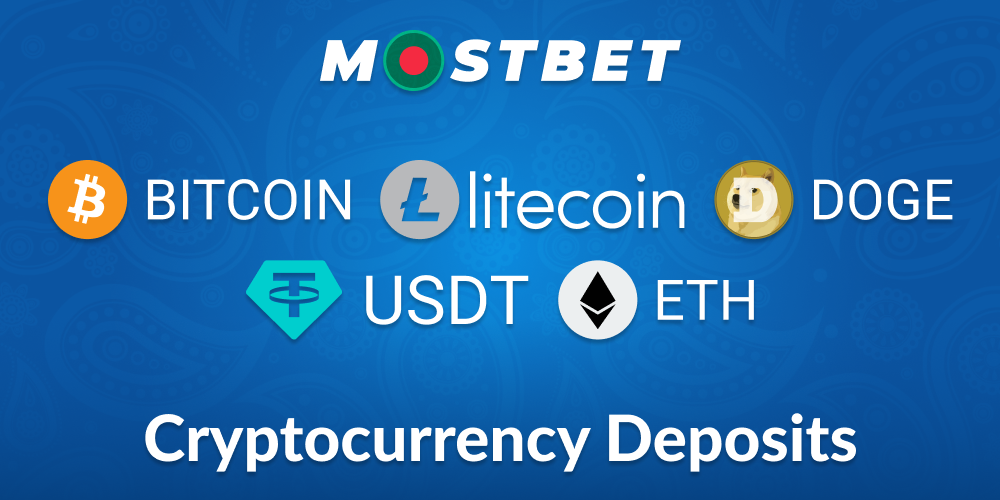 Top up your balance using cryptocurrency in Mostbet BD