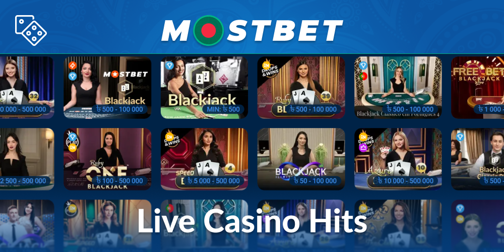 Live Dealer Casino at Mostbet BD